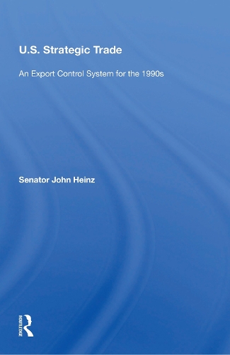Бумажная книга «U.s. Strategic Trade: An Export Control System For The 1990s» - фото №1