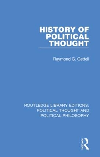 Бумажная книга «History of Political Thought» - фото №1