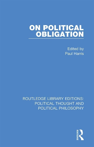 Бумажная книга «On Political Obligation» - фото №1