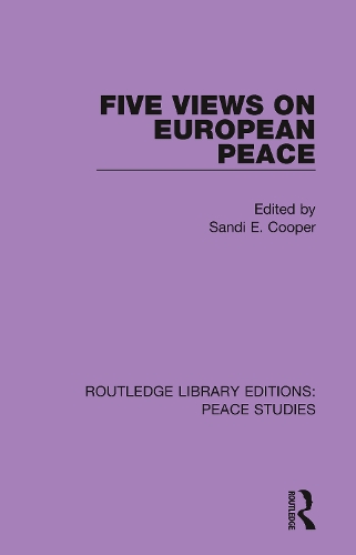 Бумажная книга «Five Views on European Peace» - фото №1