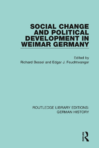 Бумажная книга «Social Change and Political Development in Weimar Germany» - фото №1