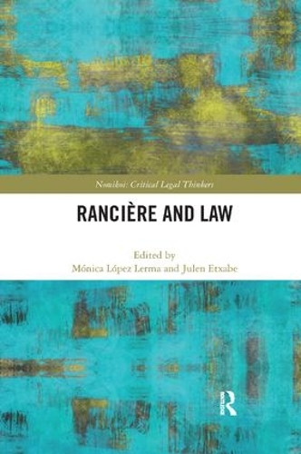 Бумажная книга «Ranciere and Law» - фото №1