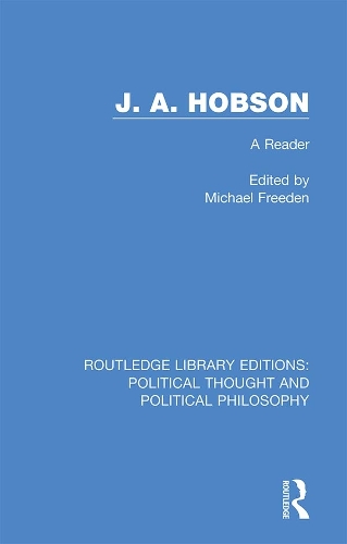 Бумажная книга «J. A. Hobson: A Reader» - фото №1