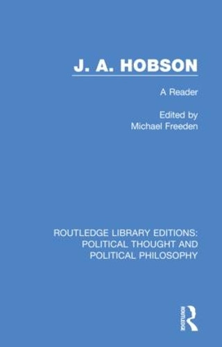 Бумажная книга «J. A. Hobson: A Reader» - фото №1