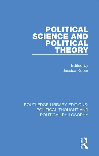 Бумажная книга «Political Science and Political Theory» - фото №1