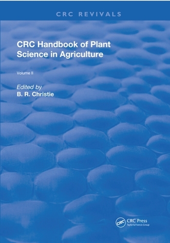 Бумажная книга «CRC Handbook of Plant Science in Agriculture» - фото №1