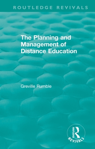 Паперова книга «The Planning and Management of Distance Education», автор Гревілл Рамбл - фото №1