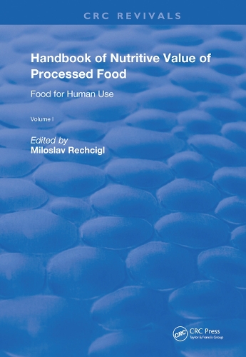 Бумажная книга «Handbook of Nutritive Value of Processed Food: Volume 1: Food for Human Use» - фото №1