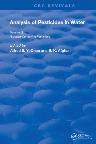 Бумажная книга «Anal Of Pest In Water Anal Nitrogen Cont Pest», авторов Альфред С.Я. Чау, Б. К. Афган - фото №1