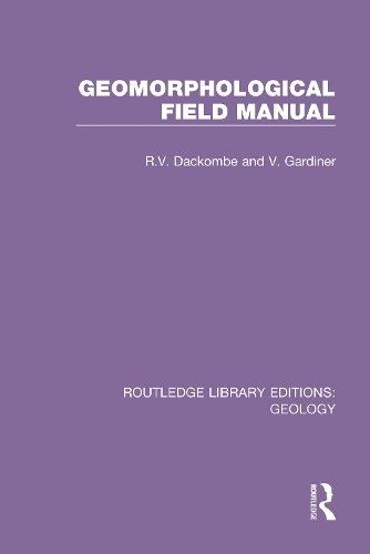 Бумажная книга «Geomorphological Field Manual», авторов Р. Дакомб, В. Гардинер - фото №1