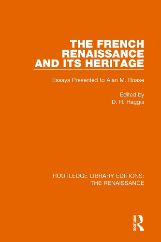 Бумажная книга «The French Renaissance and Its Heritage: Essays Presented to Alan Boase» - фото №1