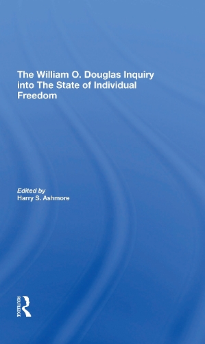 Бумажная книга «The William O. Douglas Inquiry Into The State Of Individual Freedom» - фото №1