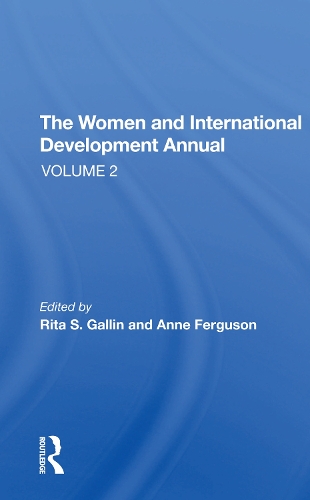 Бумажная книга «The Women And International Development Annual, Volume 2», авторов Энн Фергюсон, Рита С. Галлин - фото №1