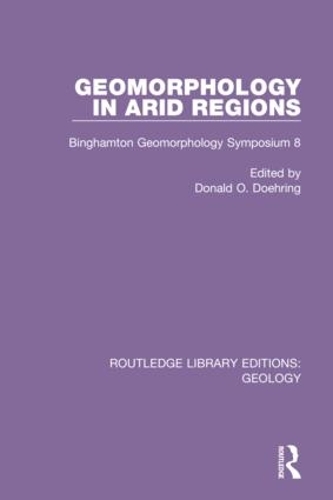 Паперова книга «Geomorphology in Arid Regions: Binghamton Geomorphology Symposium 8» - фото №1