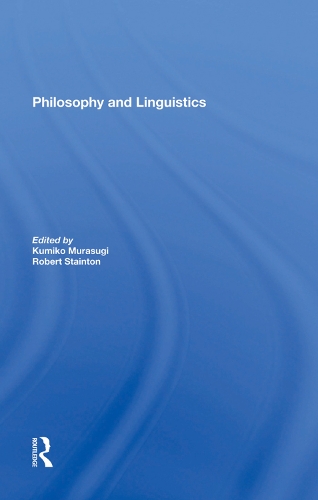 Паперова книга «Philosophy And Linguistics», автор Куміко Мурасугі - фото №1