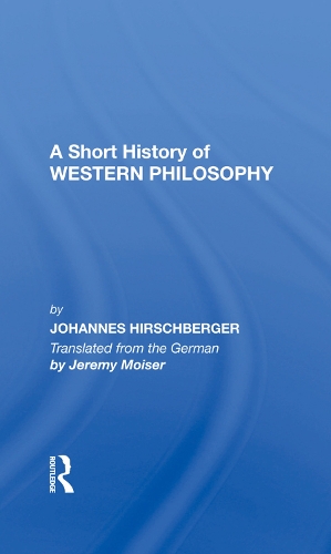 Паперова книга «Short History W Philosoph», автор Йоганнес Гіршбергер - фото №1