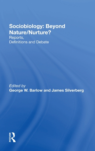 Бумажная книга «Sociobiology: Beyond Nature/nurture?: Reports, Definitions And Debate», авторов Фрэнк Б. Ливингстон, Джордж У Барлоу, Джеймс Сильверберг - фото №1