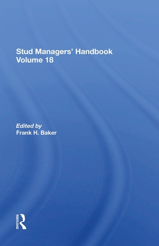 Паперова книга «Stud Managers' Handbook, Vol. 18», автор Френк Х. Бейкер - фото №1