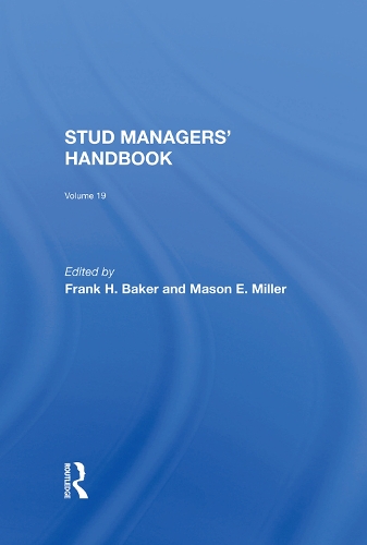 Бумажная книга «Stud Managers' Handbook, Vol. 19», авторов Фрэнк Х Бейкер, Мейсон Миллер - фото №1