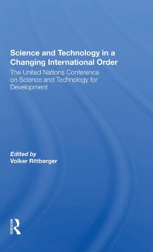 Паперова книга «Science And Technology In A Changing International Order: The United Nations Conference On Science And Technology For Development», автор Фолькер Ріттбергер - фото №1