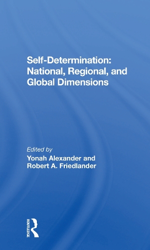 Паперова книга «Self-determination: National, Regional, And Global Dimensions», автор Роберт А. Фрідландер - фото №1