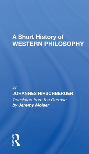 Паперова книга «Short History W Philosoph», автор Йоганнес Гіршбергер - фото №1