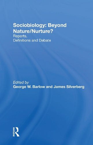 Паперова книга «Sociobiology: Beyond Nature/nurture?: Reports, Definitions And Debate», авторів Френк Б. Лівінгстон, Джордж В. Барлоу, Джеймс Сілверберг - фото №1