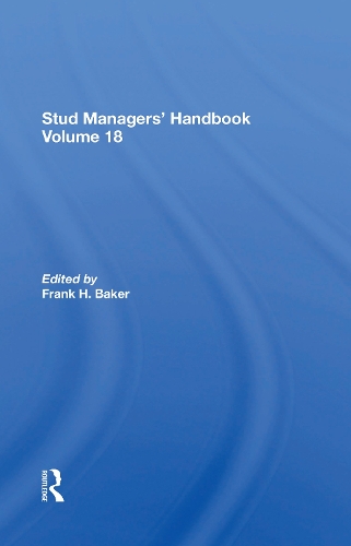 Паперова книга «Stud Managers' Handbook, Vol. 18», автор Френк Х. Бейкер - фото №1