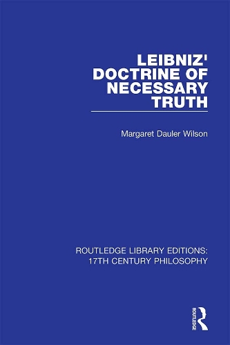 Паперова книга «Leibniz' Doctrine of Necessary Truth», автор Маргарет Даулер Вілсон - фото №1