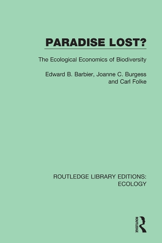 Паперова книга «Paradise Lost?: The Ecological Economics of Biodiversity» - фото №1