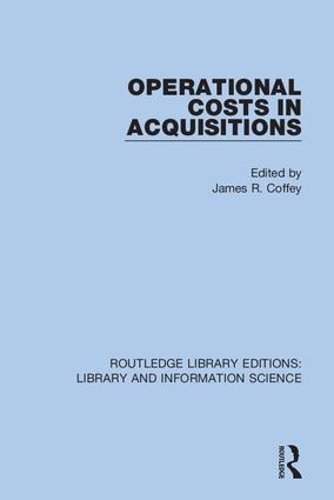 Бумажная книга «Operational Costs in Acquisitions» - фото №1