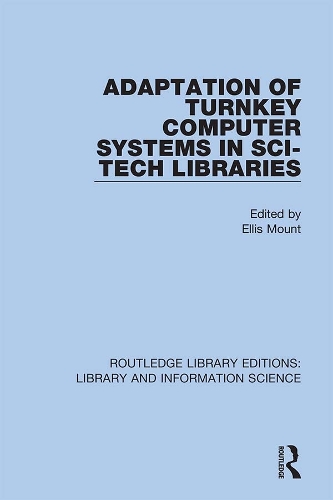 [object Object] «Adaptation of Turnkey Computer Systems in Sci-Tech Libraries» - фото №1