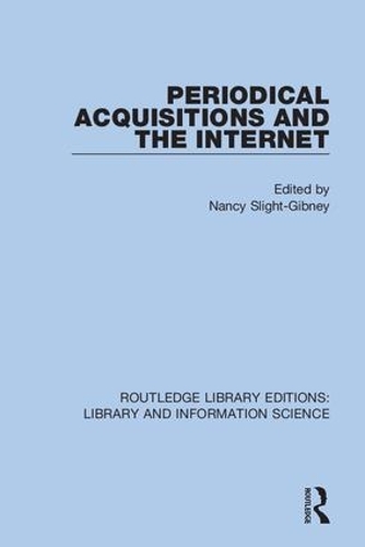 Бумажная книга «Periodical Acquisitions and the Internet» - фото №1