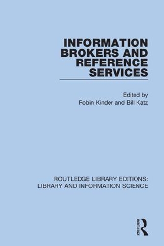 Паперова книга «Information Brokers and Reference Services» - фото №1