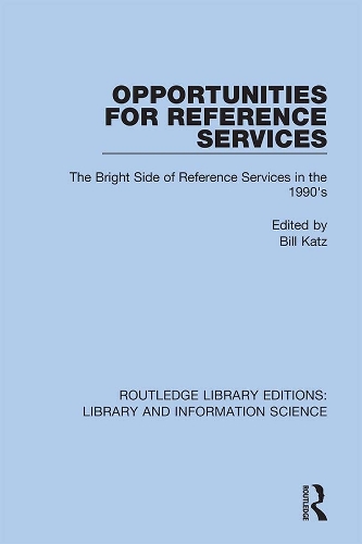 Бумажная книга «Opportunities for Reference Services: The Bright Side of Reference Services in the 1990's» - фото №1