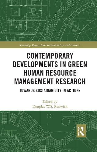 Бумажная книга «Contemporary Developments in Green Human Resource Management Research: Towards Sustainability in Action?» - фото №1