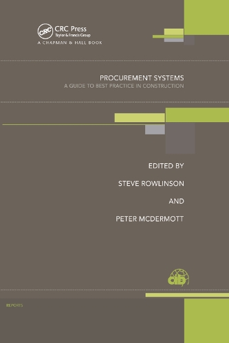 Бумажная книга «Procurement Systems: A Guide to Best Practice in Construction» - фото №1