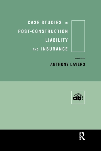 Бумажная книга «Case Studies in Post Construction Liability and Insurance» - фото №1
