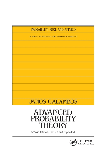 Паперова книга «Advanced Probability Theory, Second Edition,», автор Янош Галамбош - фото №1