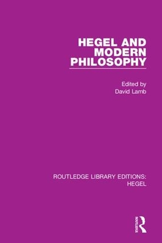 Бумажная книга «Hegel and Modern Philosophy» - фото №1