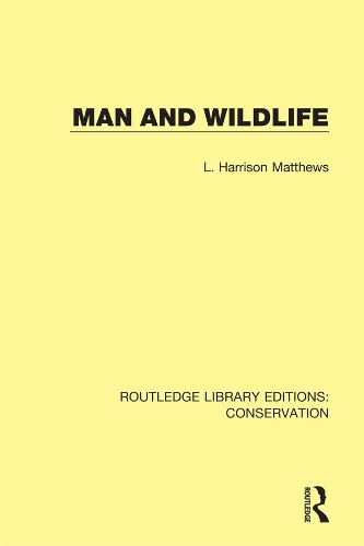 Бумажная книга «Man and Wildlife», автор Л. Харрисон Мэтьюс - фото №1
