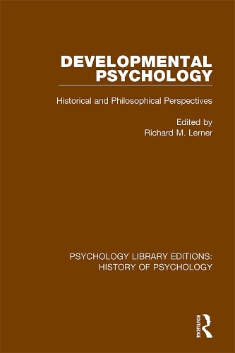 Бумажная книга «Developmental Psychology: Historical and Philosophical Perspectives» - фото №1