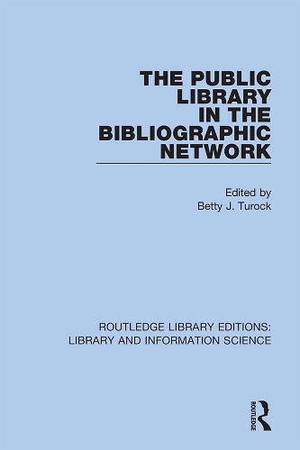 Паперова книга «The Public Library in the Bibliographic Network» - фото №1