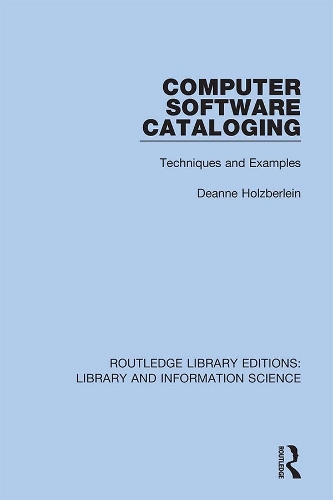 [object Object] «Computer Software Cataloging: Techniques and Examples» - фото №1