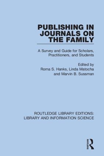 Бумажная книга «Publishing in Journals on the Family: Essays on Publishing» - фото №1