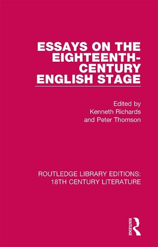 Паперова книга «Essays on the Eighteenth-Century English Stage» - фото №1