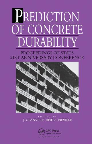 Бумажная книга «Prediction of Concrete Durability: Proceedings of STATS 21st anniversary conference» - фото №1