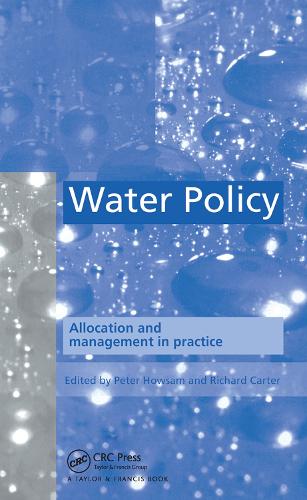 Бумажная книга «Water Policy: Allocation and management in practice» - фото №1