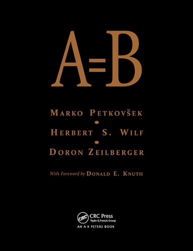 Бумажная книга «A = B», авторов Дорон Зейльбергер, Герберт С. Вильф, Марко Петковсек - фото №1
