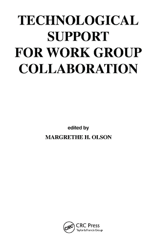 Бумажная книга «Technological Support for Work Group Collaboration» - фото №1